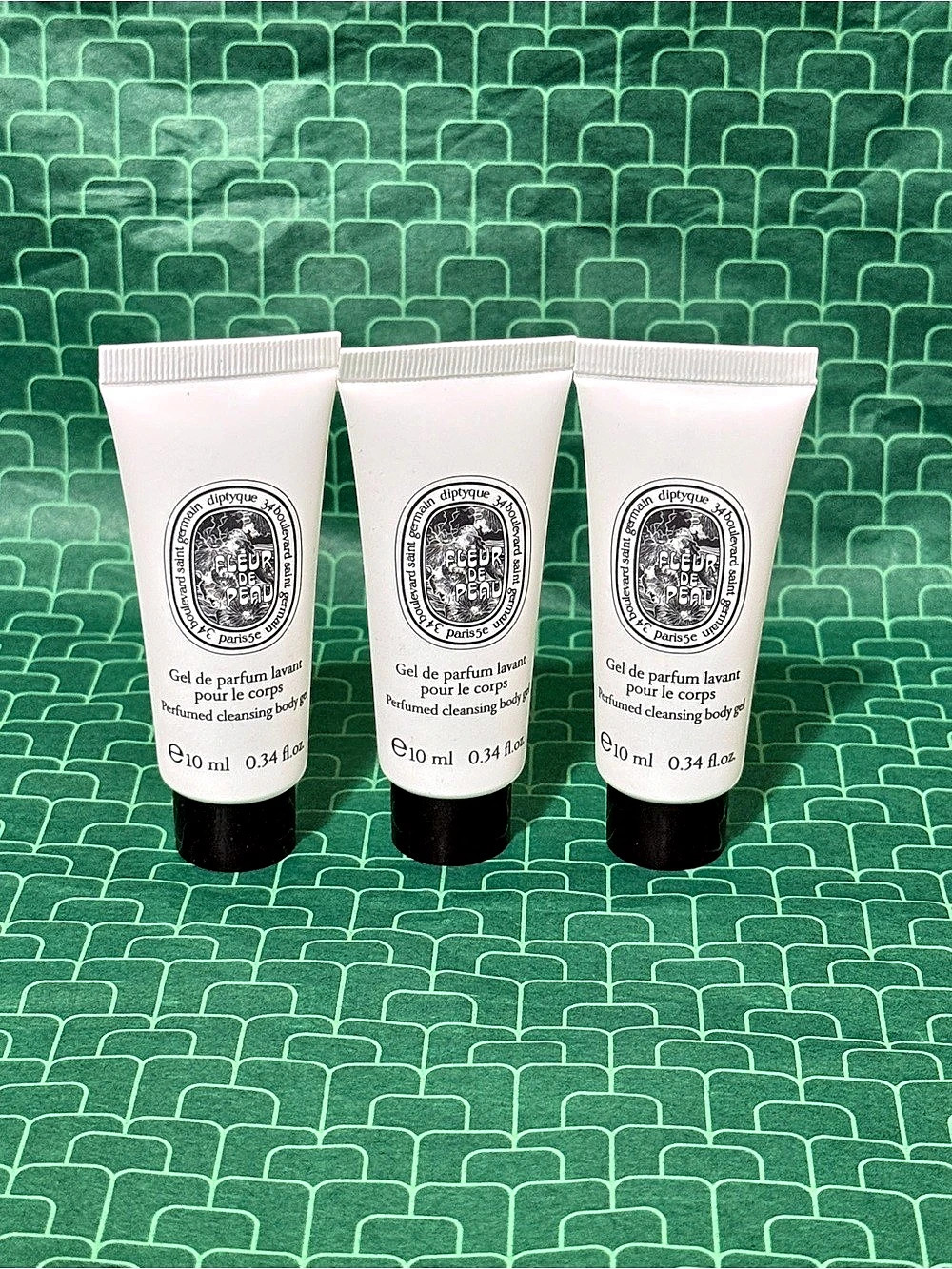 Diptyque Perfumed Cleansing Body Gel sample 10ml*3